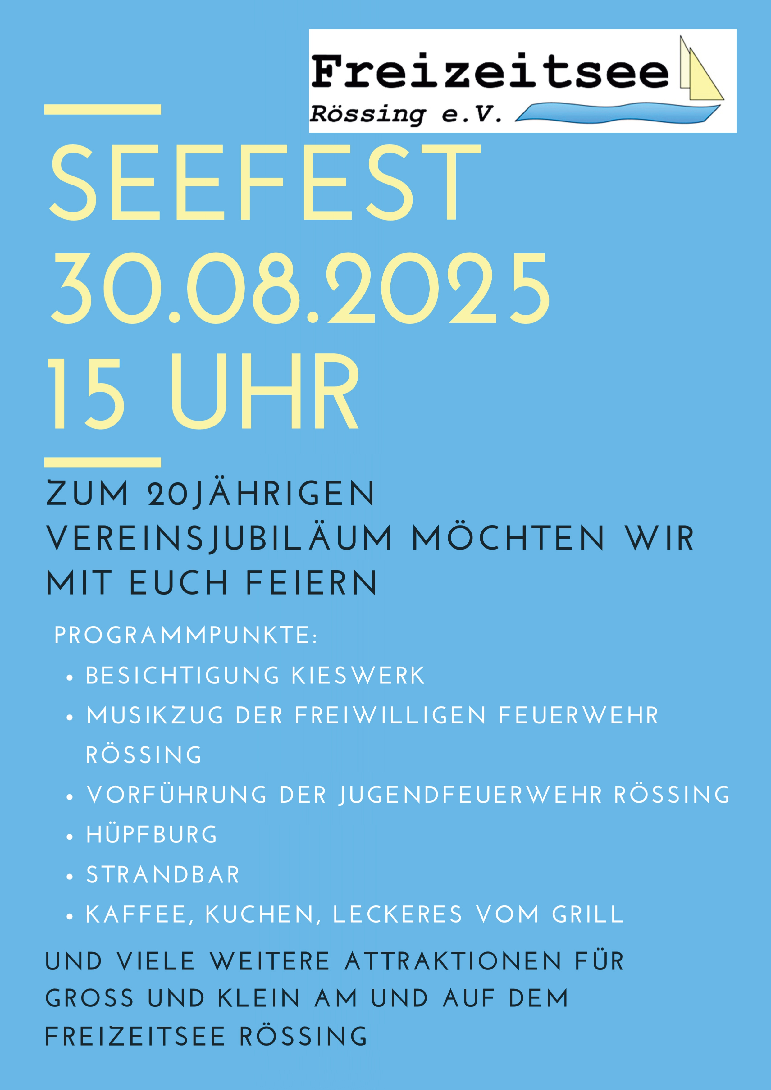 © Freizeitsee Rössing e. V.